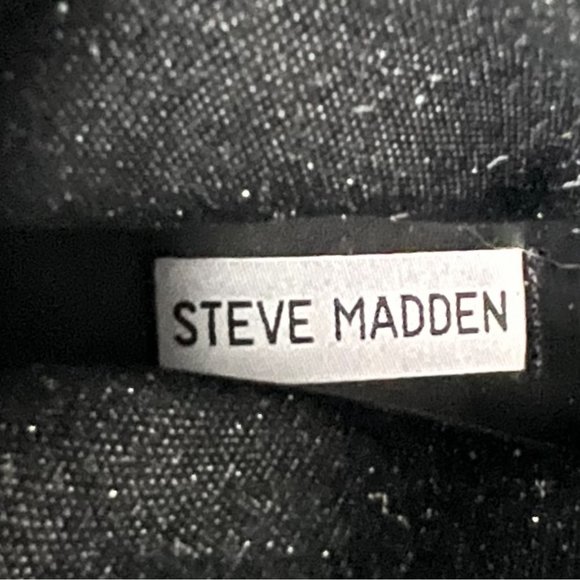 Steve Madden Womens Isaac Black Faux Suede Over the Knee Boots Block Heel size 6 - Picture 14 of 15